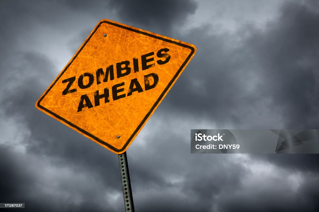 Gli zombie avanti - Foto stock royalty-free di Zombi