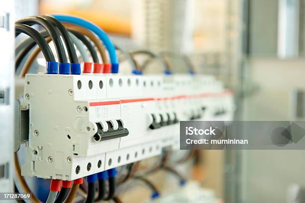 Fuse Box Stock Photo - Download Image Now - Electricity, Power Line, Cable