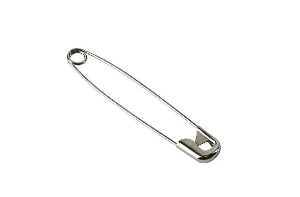 Photo of Safety Pin+Clipping Path (Click for more)