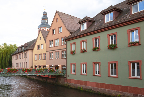 The center of Ettlingen, a small village in Germany