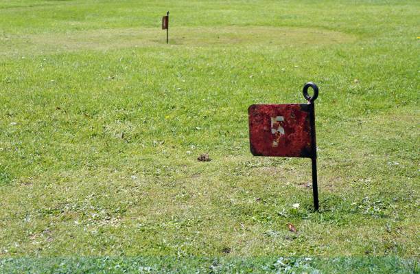 istock Metal Golf Putting Flag 171288437