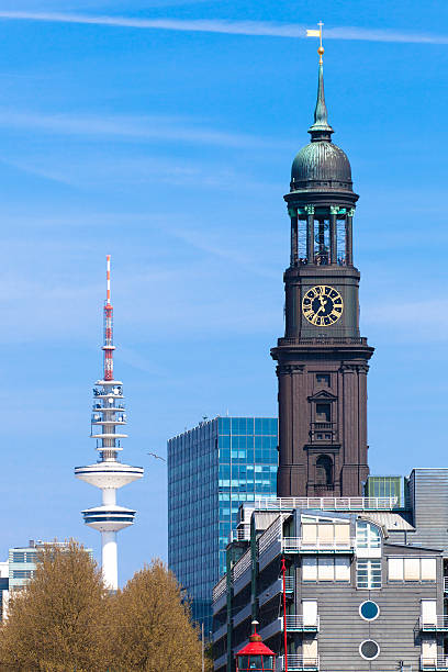 monumentos de hamburgo - stadtcentrum - fotografias e filmes do acervo