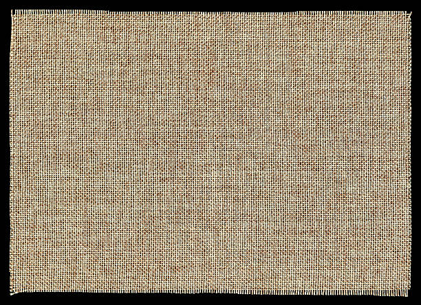 istock Piece of Burlap background textured isolated 171288591