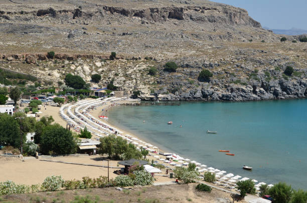 istock St. Pauls bay in Lindos, Rhodes, Greece 171289056