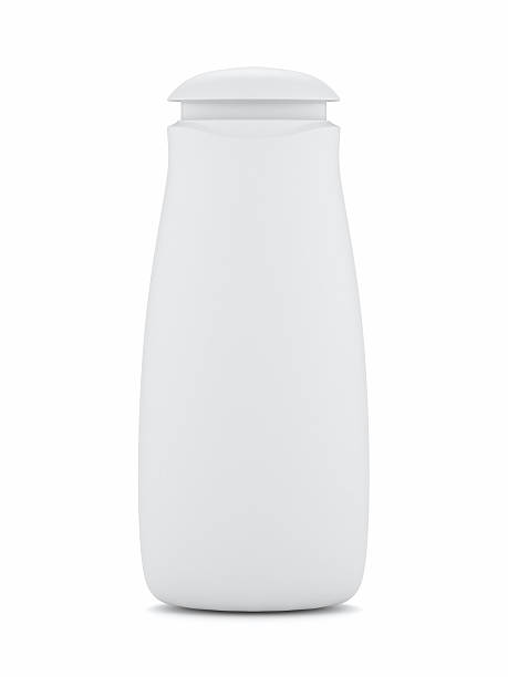 bottiglia di shampoo cosmetici - single object isolated on white cosmetics make up foto e immagini stock