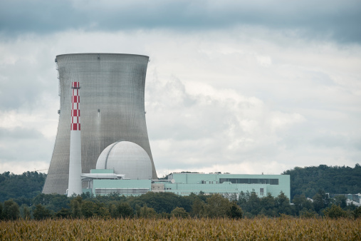 Nuclear Power Station, Siederwasserreaktor, Leibstadt, Switzerland