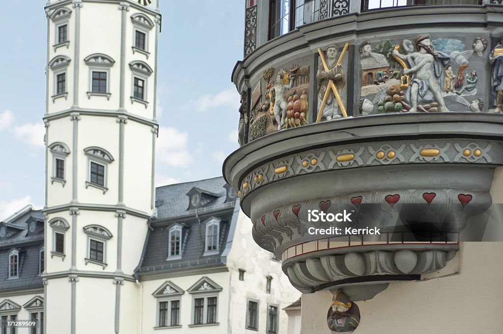 Bunte Ecke der alten Stadt Apotheke Gera, Thüringen Deutschland - Lizenzfrei Gera Stock-Foto