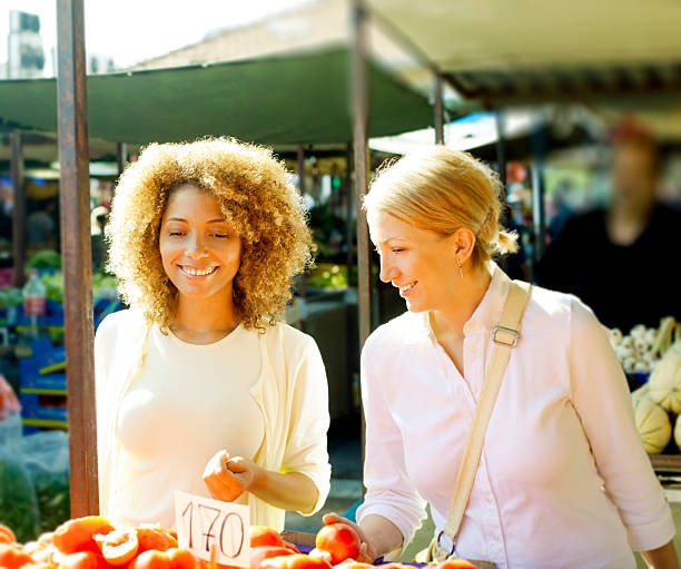istock Women at market. 171289664