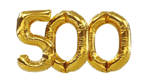 istock five hundred gold number balloons isolated on white background 1712903748