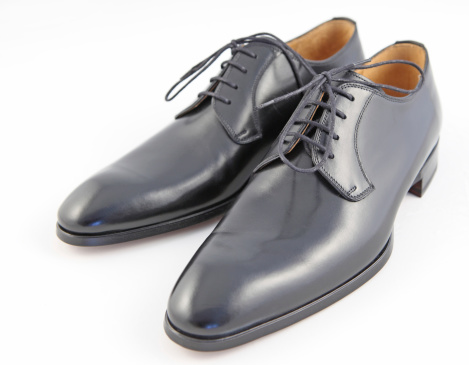 Black Leather Men Shoes Stock Photo - Download Image Now - Black Color ...