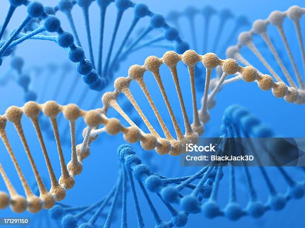 Einzigartigen Dna Stockfoto und mehr Bilder von Abstrakt - Abstrakt, Atom, Bildhintergrund