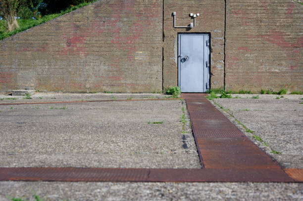 Underground bunker from an old WWII fort near Felixstowe on the south coast of England.