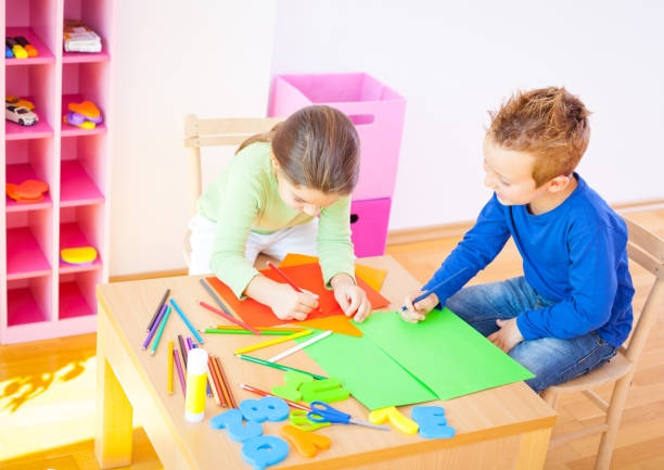 istock Kids are playing in the kindergarden 171291201