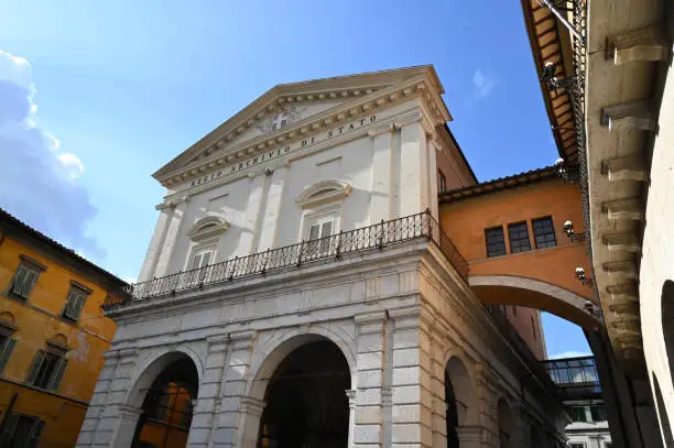 The Logge dei Banchi in the city of Pisa