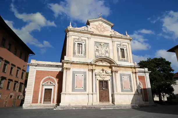 The Santo Stefano dei Cavalieri church in the city of Pisa in Tuscany