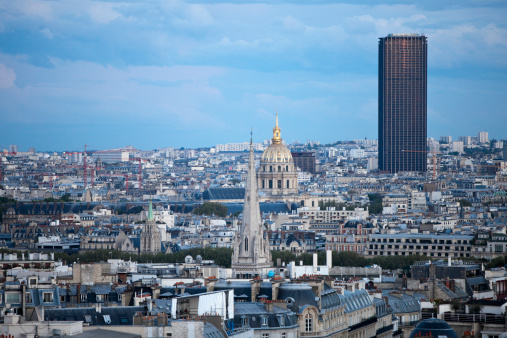 view over the roofs of Paris from the Pantheon