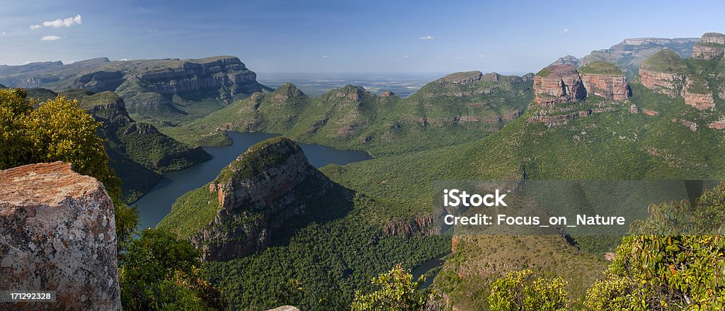 Blyde river canyon and the three rondavels Nelspruit Stock Photo