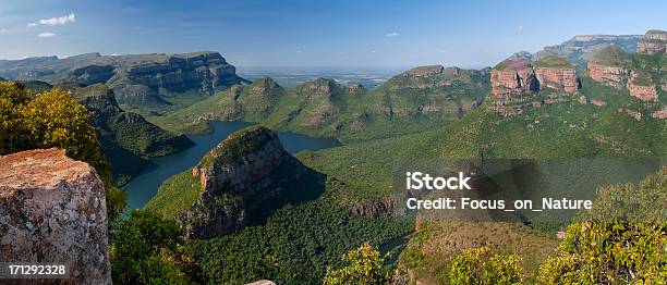 Blyde River Canyon And The Three Rondavels Stock Photo - Download Image Now - Nelspruit, Mpumalanga Province, Drakensberg Mountain Range
