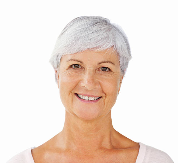 istock Elderly Woman Smiling - Isolated 171292334