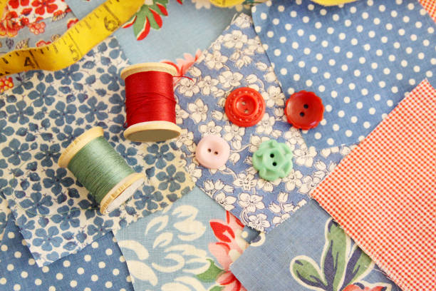 istock Antique Fabric and Sewing Notions 171292537
