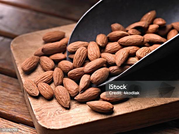 Almond Stock Photo - Download Image Now - Almond, Raw Food, Roasted