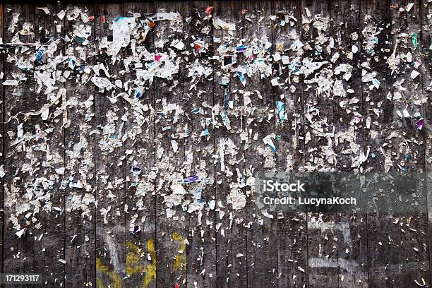 Alte Hölzerne Billboard Stockfoto und mehr Bilder von Abstrakt - Abstrakt, Alt, Anschlagbrett