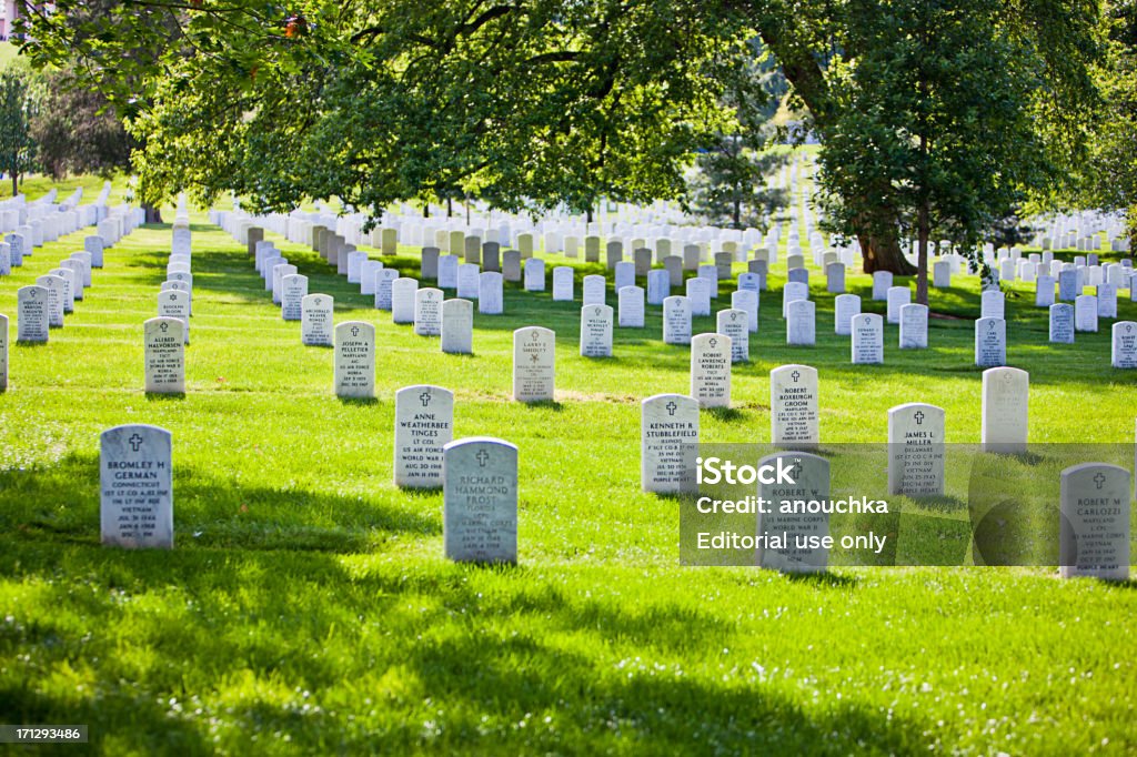 Narodowy Cmentarz w Arlington, USA - Zbiór zdjęć royalty-free (Arlington - Stan Wirginia)
