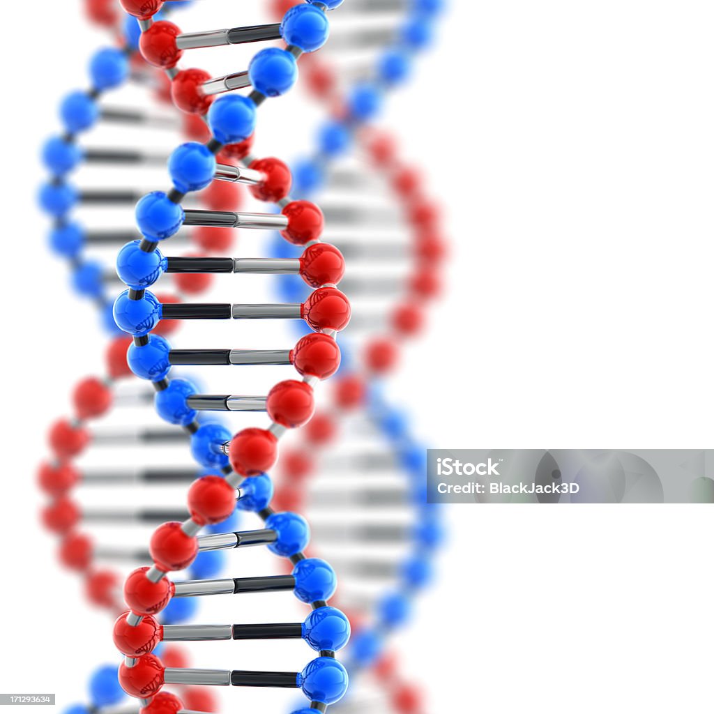 DNA brilhante - Foto de stock de DNA royalty-free