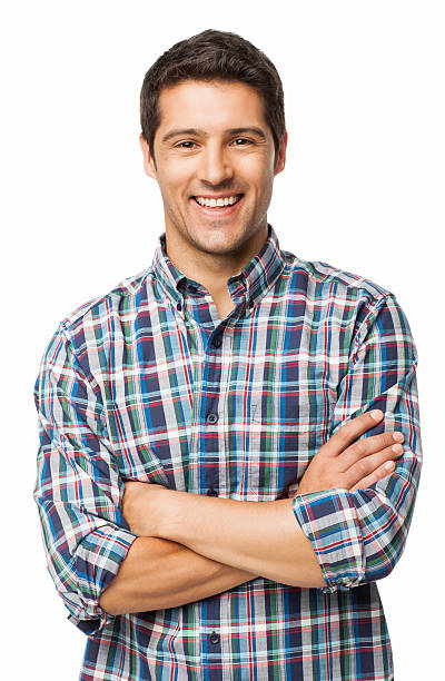 Young Man Smiling - Isolated stock photo