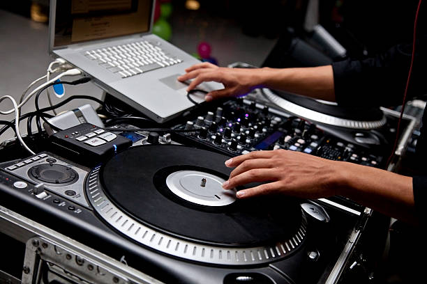 DJ Scratch stock photo