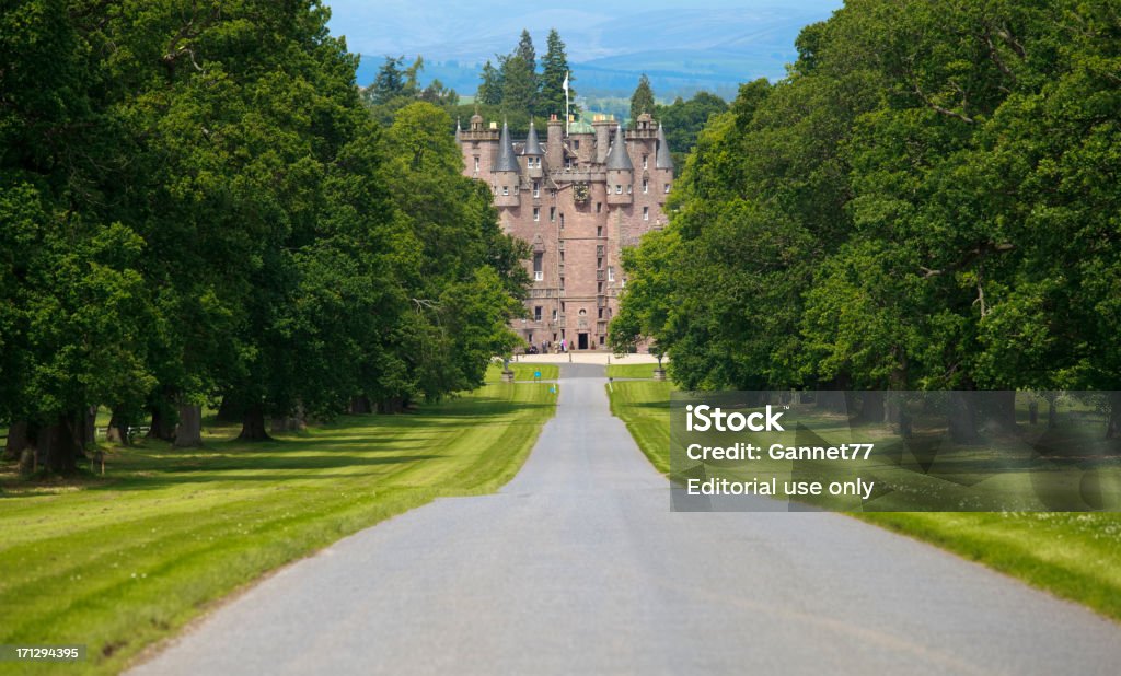 Замок Гламис, Шотландия - Стоковые фото Замок Гламис роялти-фри