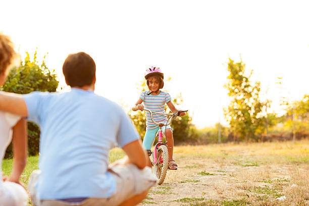 istock Family Having Fun With Bicycle Outdoors. 171294440