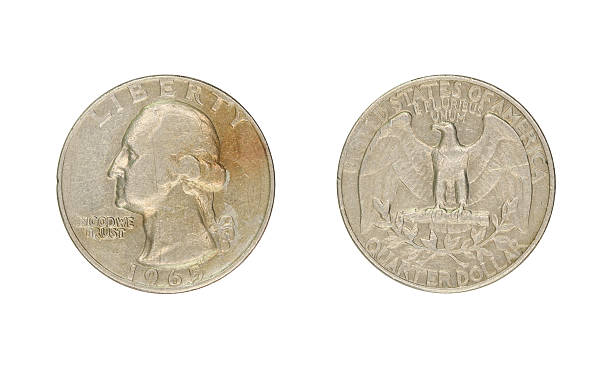 istock Quarter-Dollar-Coin, USA, 1965 171294536