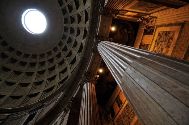 istock Ancient architectural masterpiece of Pantheon in Roma, Italy 171294667