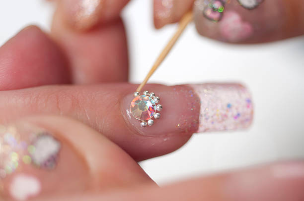 istock Artificial Nails - Faulse Diamond Decoration 171294854