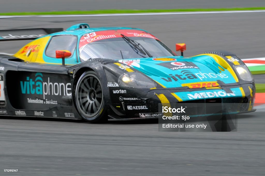 Maserati MC12 Corsa carro de corrida na pista de corrida - Royalty-free 24 Hrs - Frase Curta Foto de stock