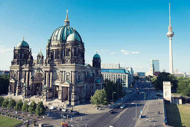 istock Cathedral of Berlin and Tv tower 171295598