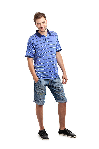 istock young handsome man in jeans shorts 171295723