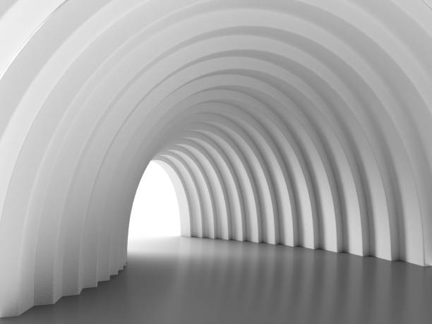 istock 3D illustration of a spiral tunnel 1712958187
