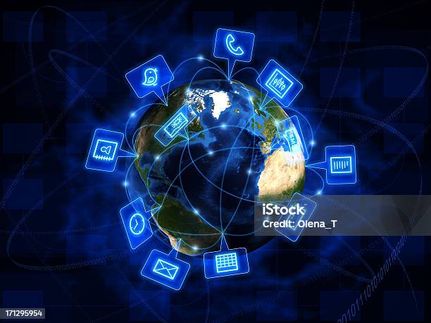 Medios Sociales Foto de stock y más banco de imágenes de Redes sociales - Redes sociales, Resplandeciente, Ícono