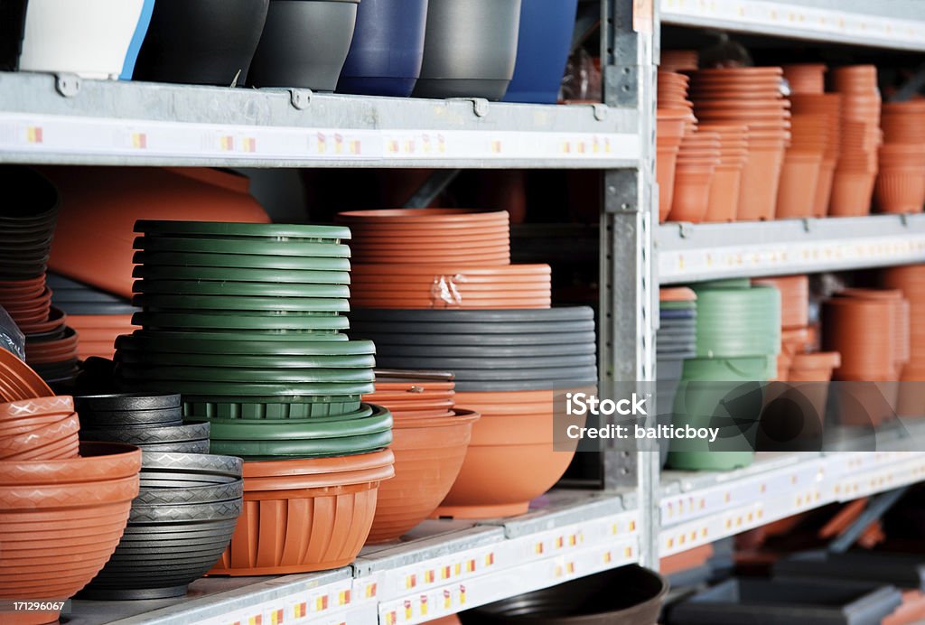 Flowerpots - Lizenzfrei Baumarkt Stock-Foto