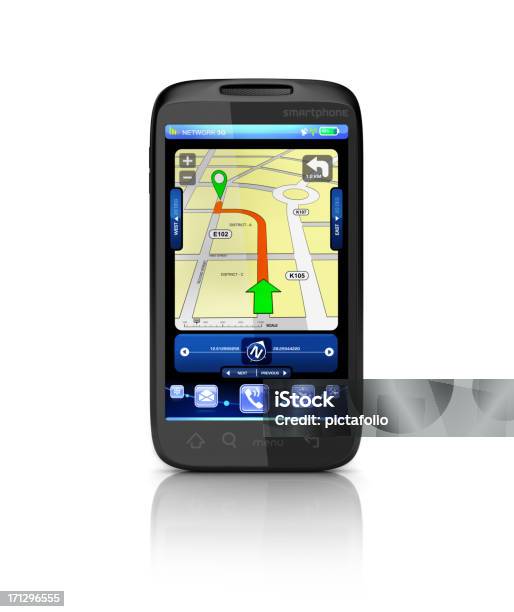 Mobile Gps Interface Stock Photo - Download Image Now - Advice, Assistance, Communication