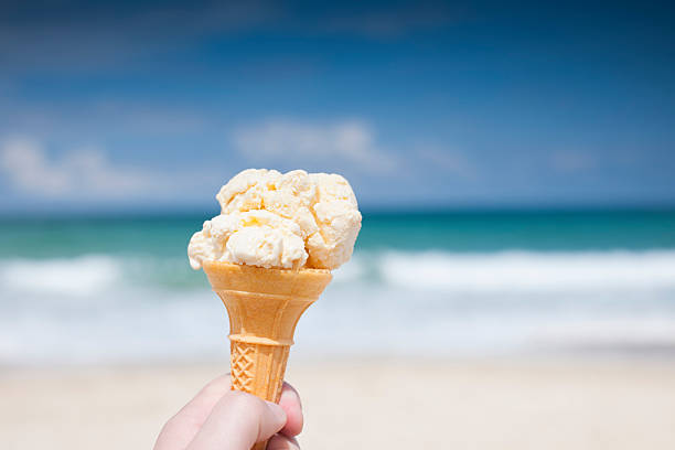 istock ice cream on sunny beach in St. Ives Cornwall 171297055