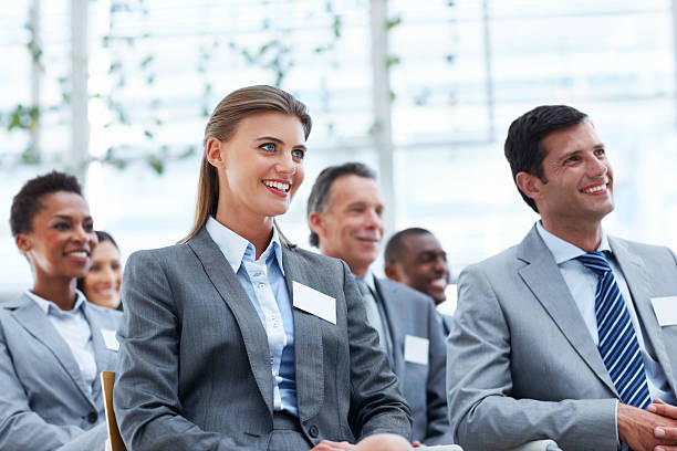 istock Smiling in the conference room 171297102