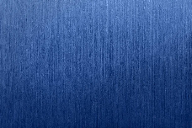 niebieski szczotkowany metal tle - backgrounds textured textured effect metal stock illustrations