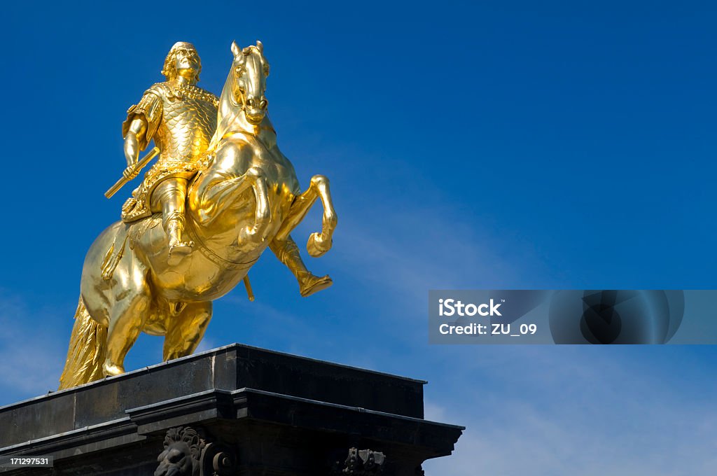 Golden'Headless Horseman". - Lizenzfrei Dresden Stock-Foto