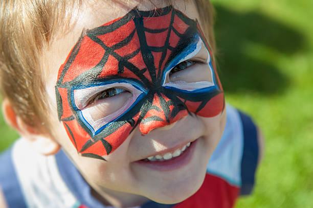 320+ Spider Face Paint Stock Photos, Pictures & Royalty-Free Images