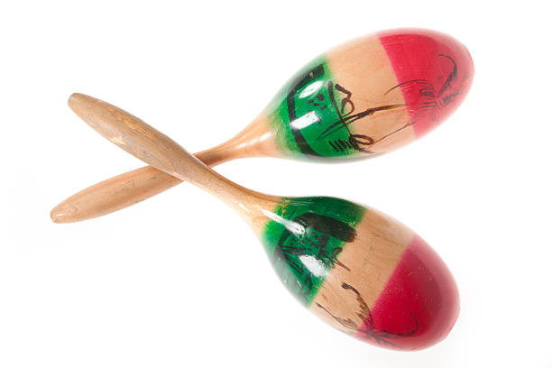 Maraccas "Musical instrument, maraccas." maraca stock pictures, royalty-free photos & images