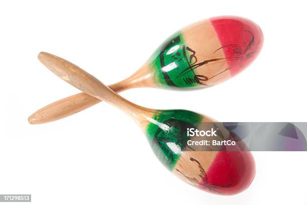 Maraccas Stock Photo - Download Image Now - Maraca, White Background, Arts Culture and Entertainment