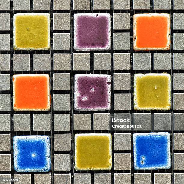 Tiles Textures Multicoloured Mosaic Stock Photo - Download Image Now - Backgrounds, Blue, Color Image